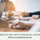 Fee Only Advisor